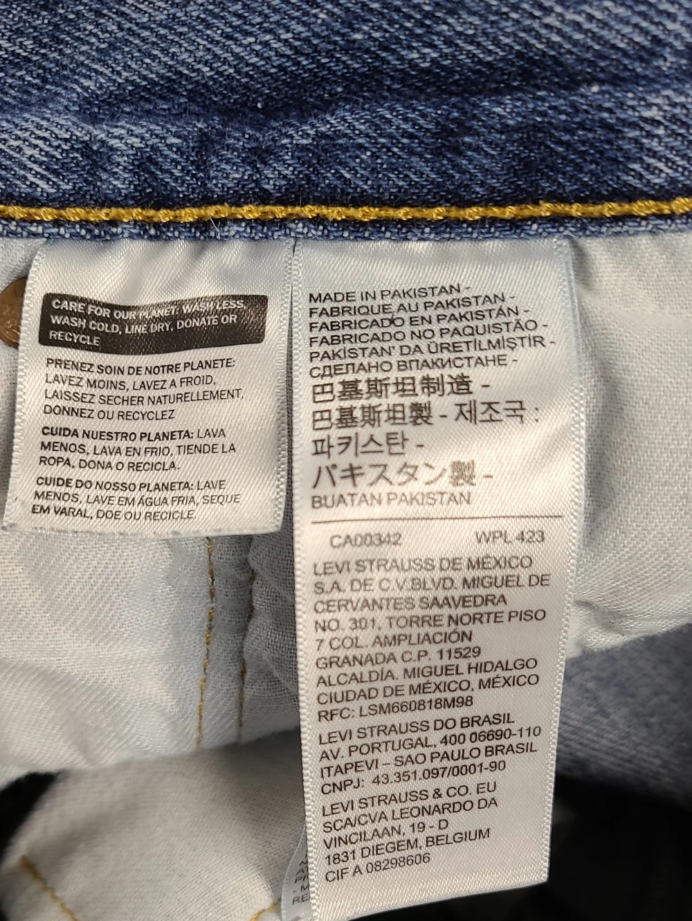 501 Levis 29x30 mens 2021 distressed Pre-owned Vint Button fly denim blue jeans
